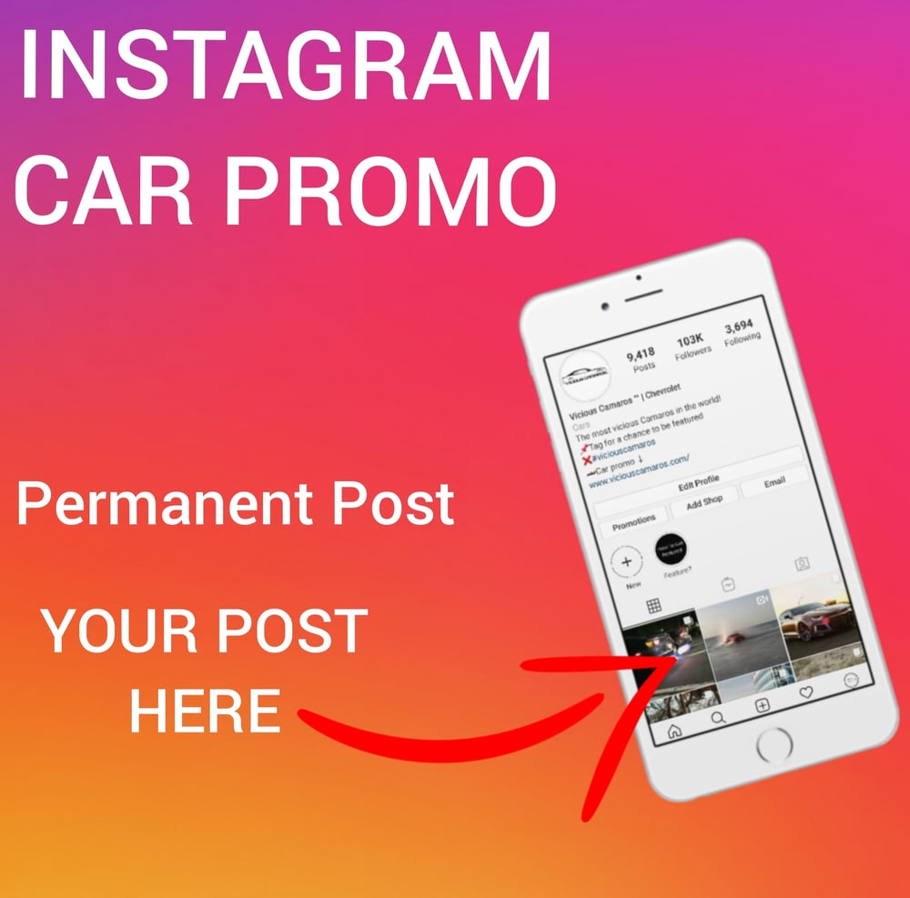 Image of Instagram Car Promotion 