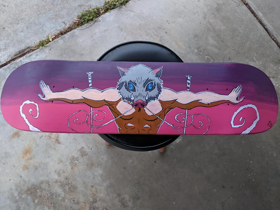 Hand Painted Skateboard Deck – goodsporting