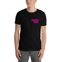 Unisex Fintan Stack Logo Tee - Black