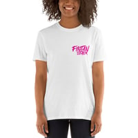 Unisex Fintan Stack Logo Tee - White