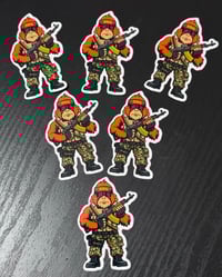 Image 2 of RBG 🦧 Rambo 3’ Vinyl Stickers