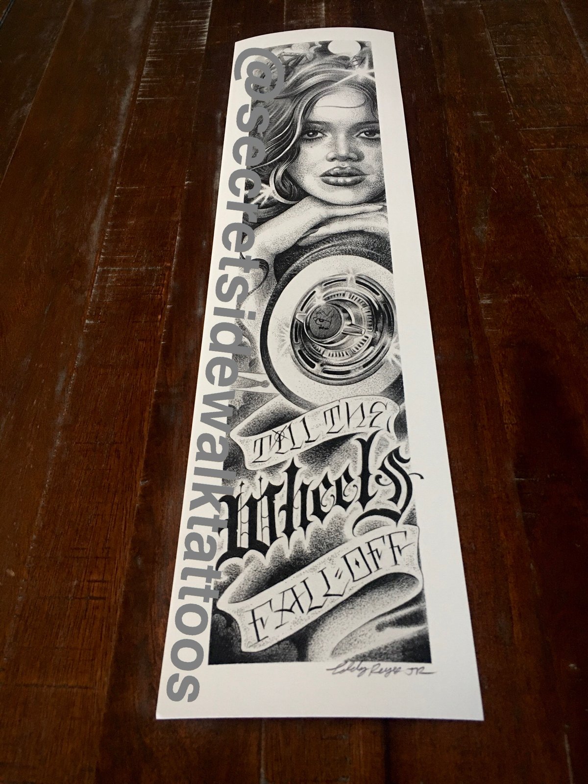 “Till The Wheels Fall Off” Secret Sidewalk