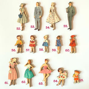 Image of French Decorative Novelty Buttons