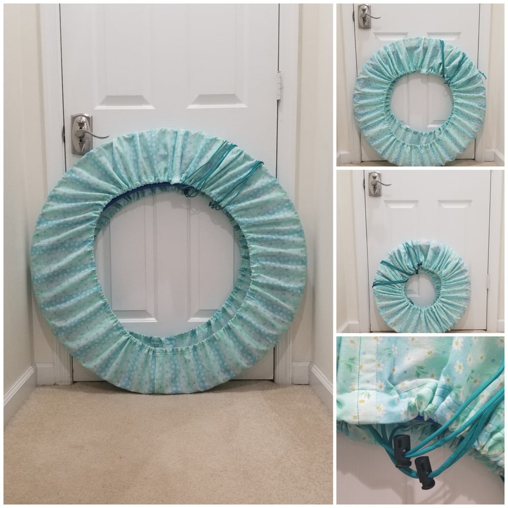 Magic Rose Bunnie Drawstring Hoop Cover