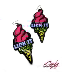 "Lick it Baby!" Ice Cream Earrings