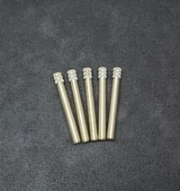 5 pack of 1.5" silver contact screws 