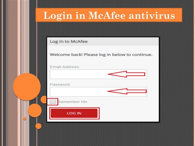 Image of McAfee Account Login