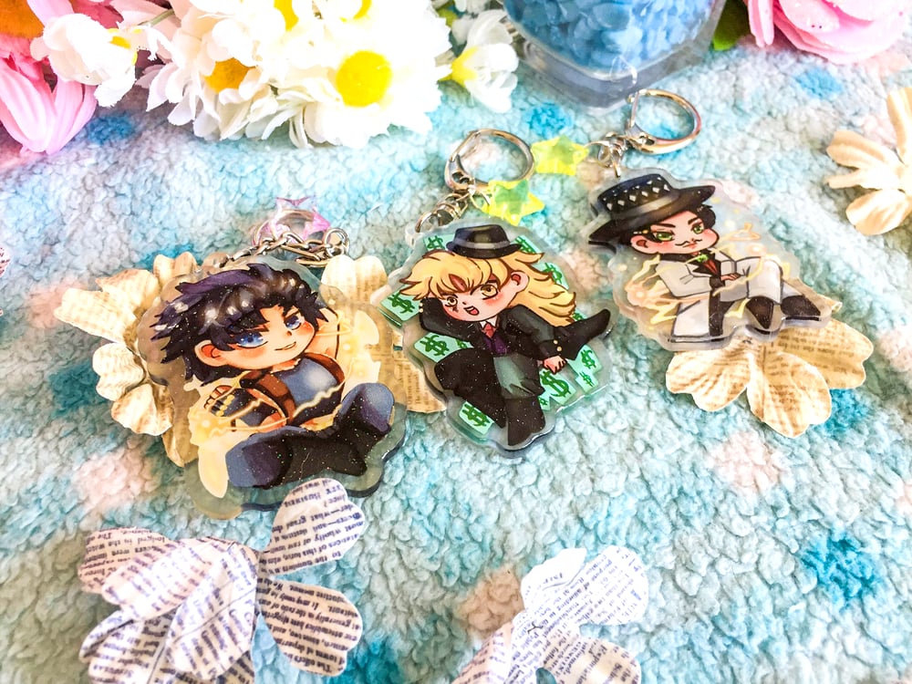 Image of [LIMITED QUANTITY] RETIRING Jojo Bizarre's Adventure Acrylic Charms Part 1-8