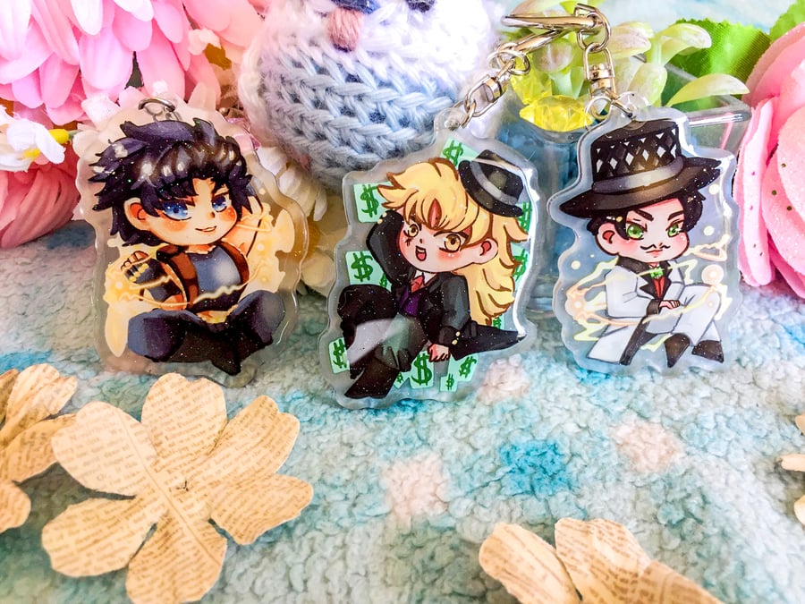 Image of [LIMITED QUANTITY] Jojo's Bizarre Adventure Phantom Blood Acrylic Charms
