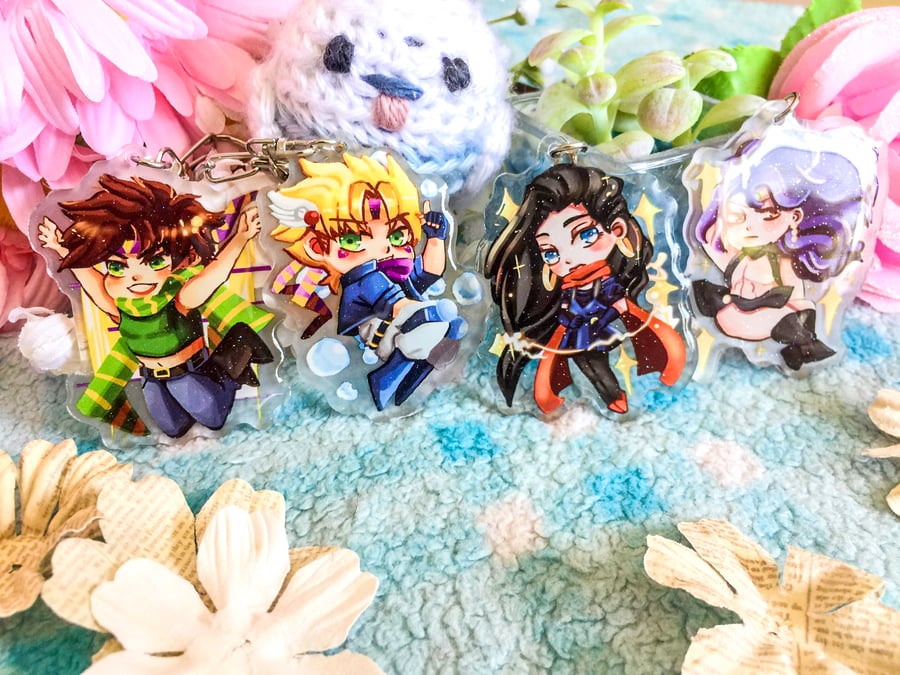 Image of [LIMITED QUANTITY] Jojo's Bizarre Adventure Battle Tendency Acrylic Charms