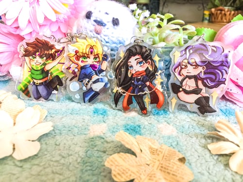 Image of [LIMITED QUANTITY] Jojo's Bizarre Adventure Battle Tendency Acrylic Charms