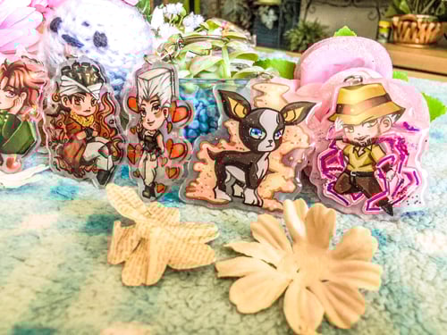 Image of Jojo's Bizarre Adventure Stardust Crusaders Acrylic Charms