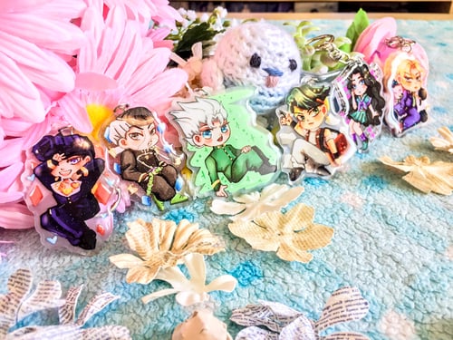 Image of [LIMITED QUANTITY] Jojo's Bizarre Adventure Diamond is Unbreakable Acrylic Charms