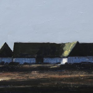 Image of Mid century Swedish Painting, Skånegård, BENGT HILLGRUND (1935-1981)