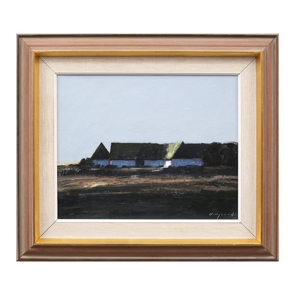 Image of Mid century Swedish Painting, Skånegård, BENGT HILLGRUND (1935-1981)