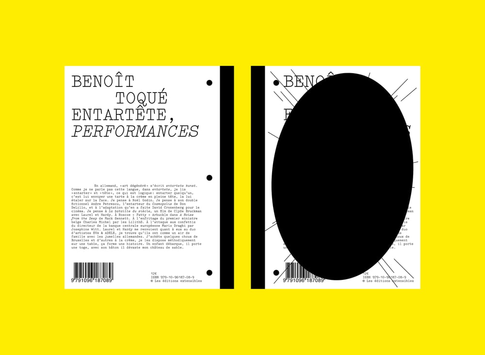 Image of Benoît Toqué - Entartête : Performances