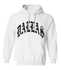 DALLAS HOODIE WHITE TODDLER TO ADULT SIZES