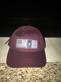 Maroon non-structured Hat