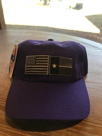 Purple non-structured hat