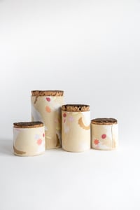 Image 1 of Lemon Tart Porcelain Inlay Medium and Small Canister