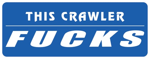 Image of This Crawler FUCKS Sticker