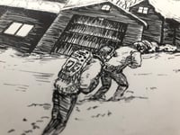 Image 2 of Suburban Pinkerton original pen on paper 