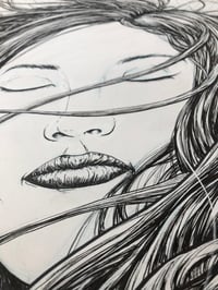 Image 2 of Hair flowing eyes closed