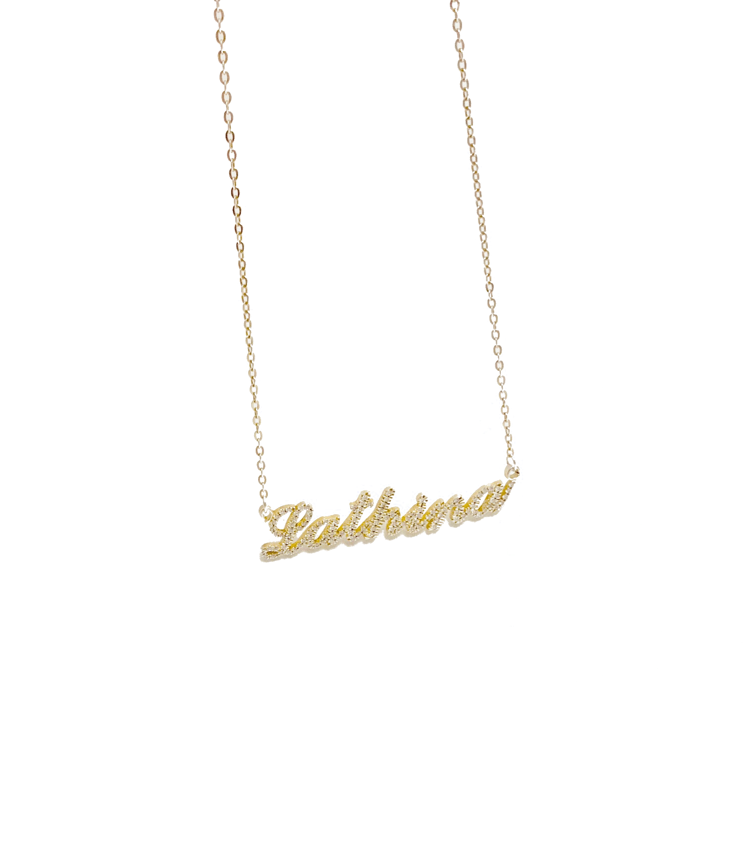 Name deals necklace swarovski