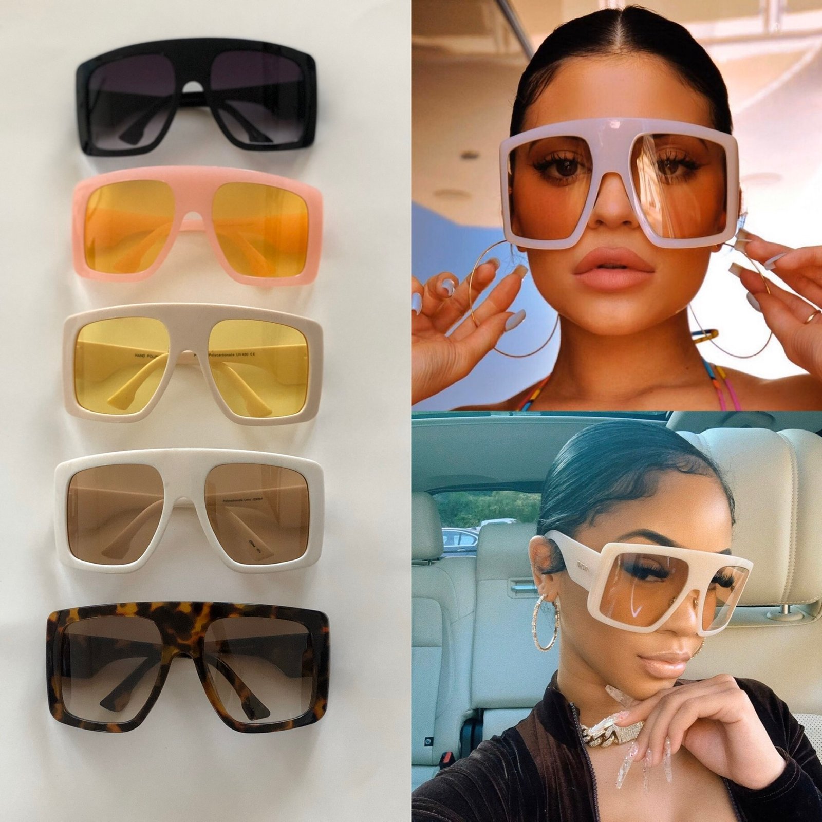 dior inspired oversized sunglasses