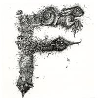 Image 1 of Letter F - Artwork