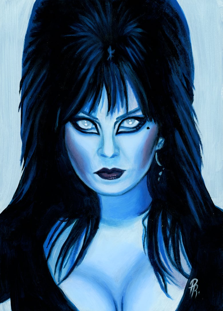 Image of Elvira Acrylic Painting 