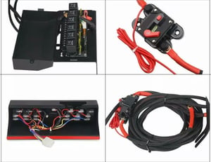 Image of Rocker Switch Panel Control System & Digital Voltmeter