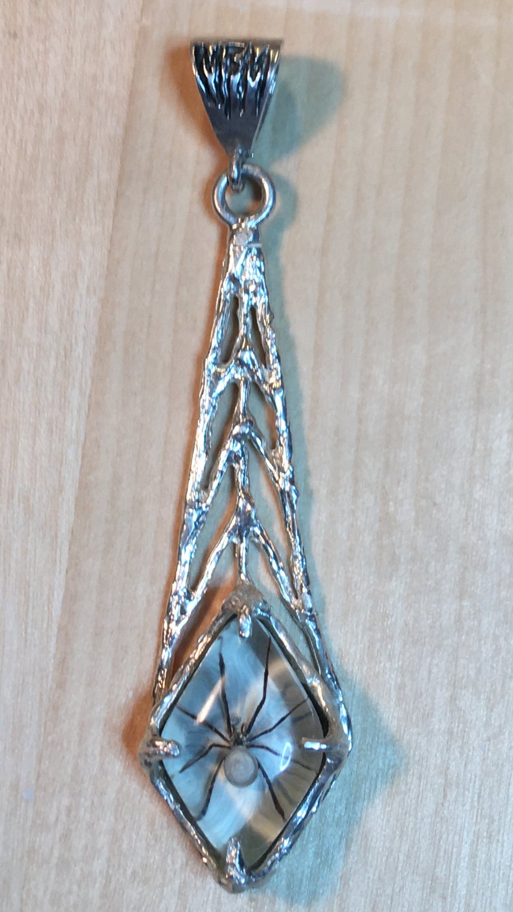 Image of Xxx Z’ SM DIAMOND - “ WHITE WALKER “ NECKLACE xxX