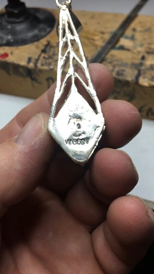 Image of Xxx Z’ SM DIAMOND - “ WHITE WALKER “ NECKLACE xxX