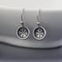 Tiny Sterling Silver Spiro Lace Earrings Image 2