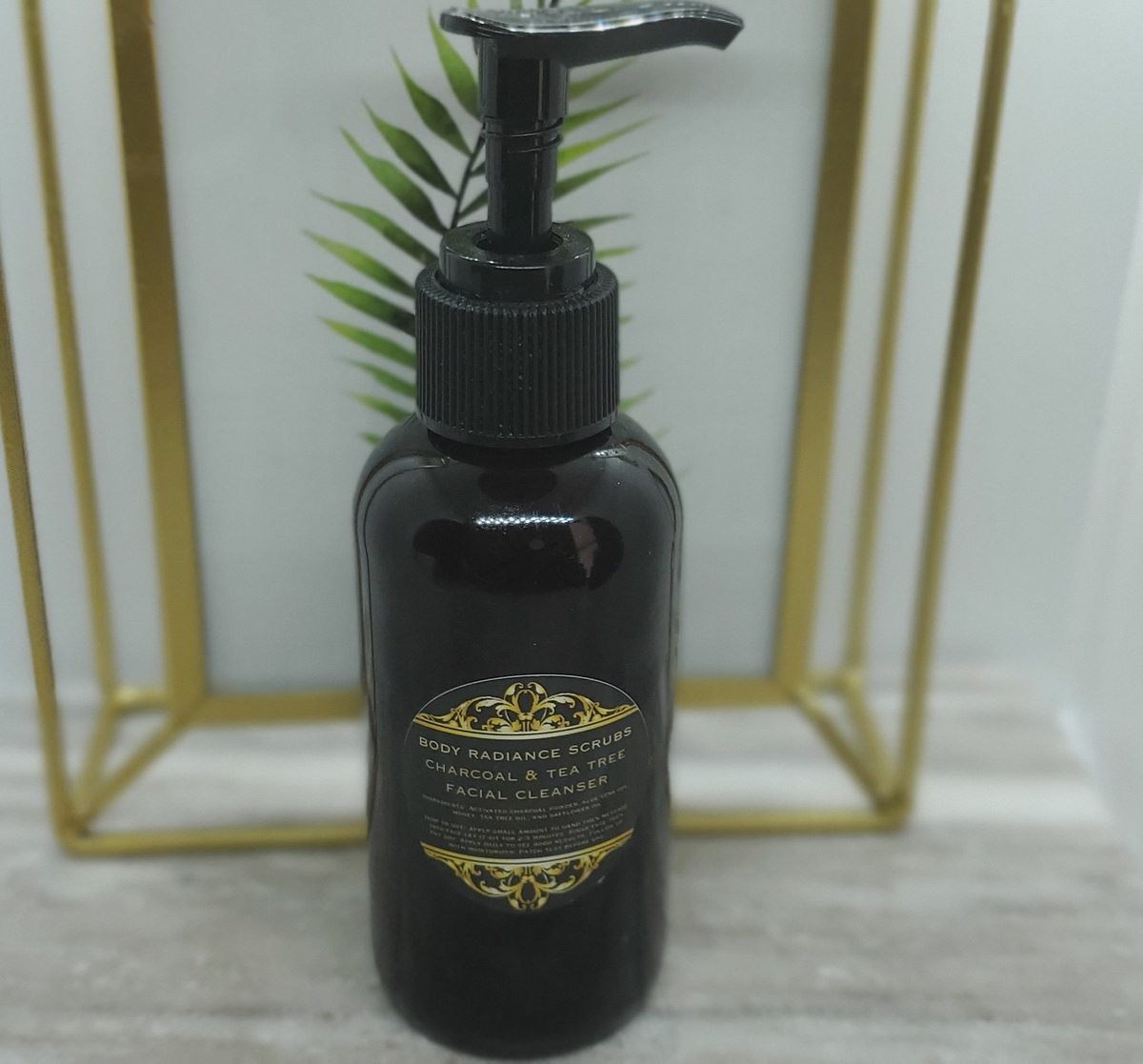 CHARCOAL & TEA TREE FACE CLEANSER ( FOR ACNE)