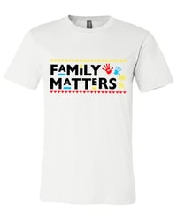 Family Matters Large Logo White T-Shirt 