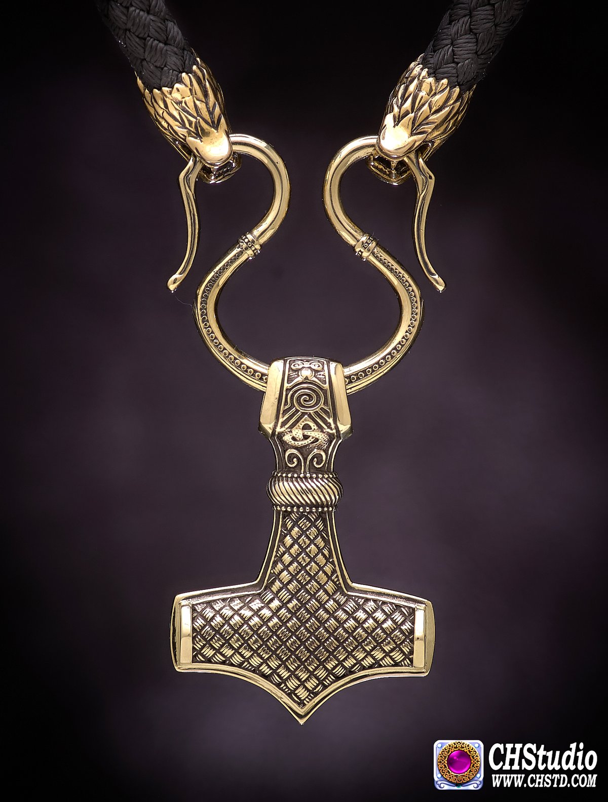 Thor's Hammer ::: MJOLNIR + Paracord Necklace