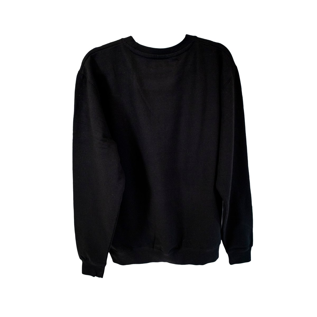 all black crew neck