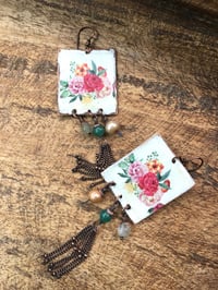 Image 2 of Roses Garden earrings / n316