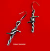 BARBED WIRE DROP EARRINGS 