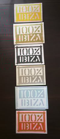 Sticker - Pegatina 100% Ibiza Concept