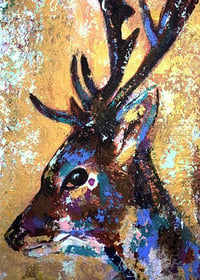 Image 3 of Stag Giclée Print- ALL PROFITS GO TO WESTON HOSPICE CARE 
