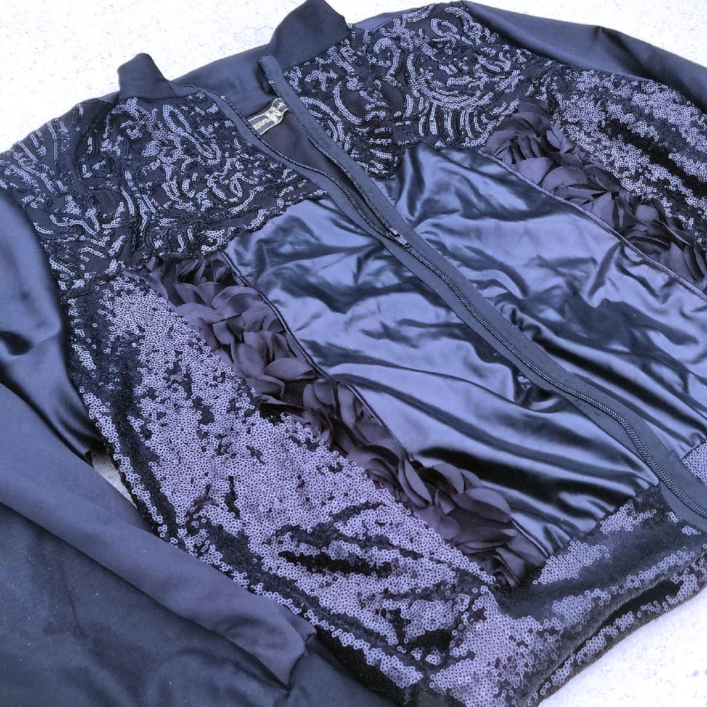 Image of Black Mixed Bomber