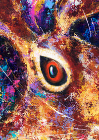 Image 4 of  Magical Hare Giclée Art Print 