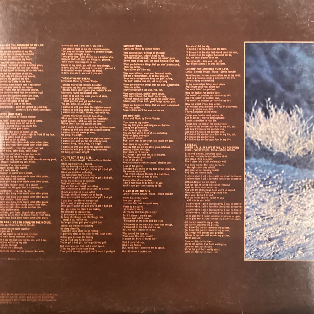 Stevie Wonder - Talking Book 