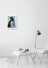  Cheeky and the Long-tailed Tit Giclée Art print 