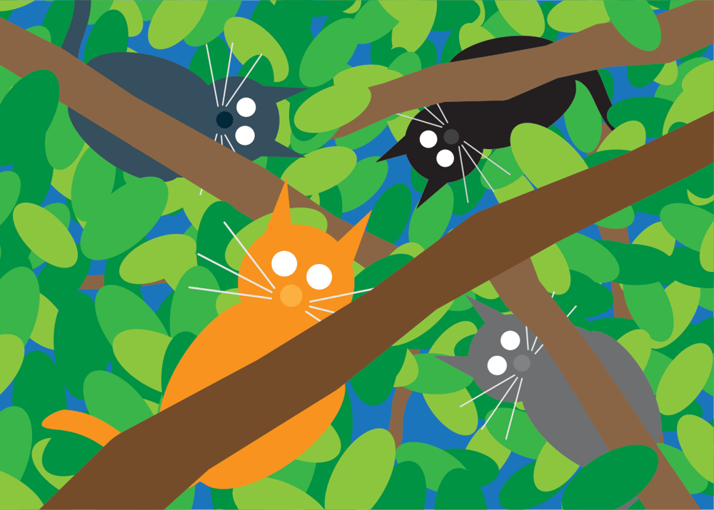 Cats In Tree Collection
