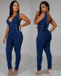 Making Moves denim Jumpsuit 