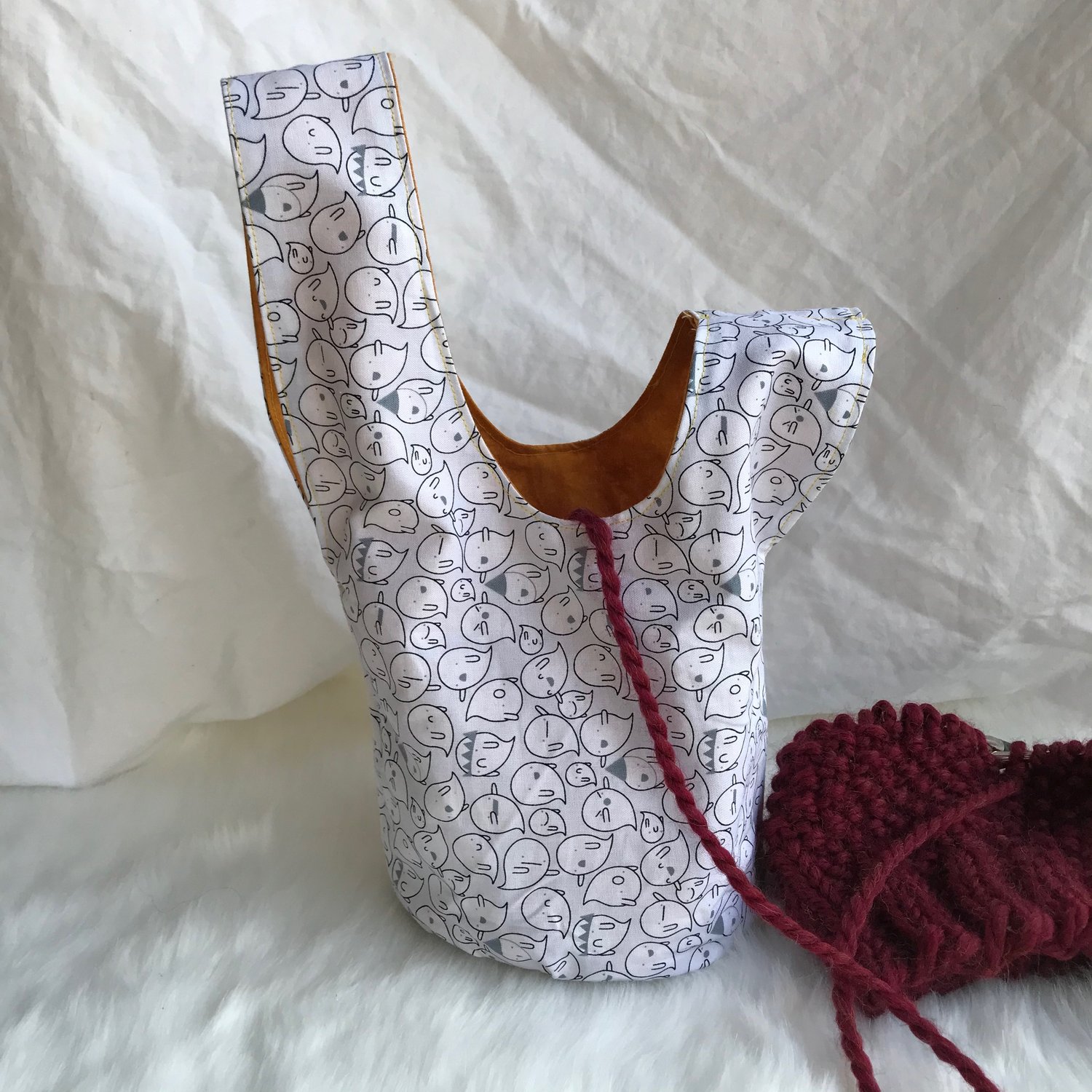 Image of Knitting/Crochet Project Bag - Ghost King